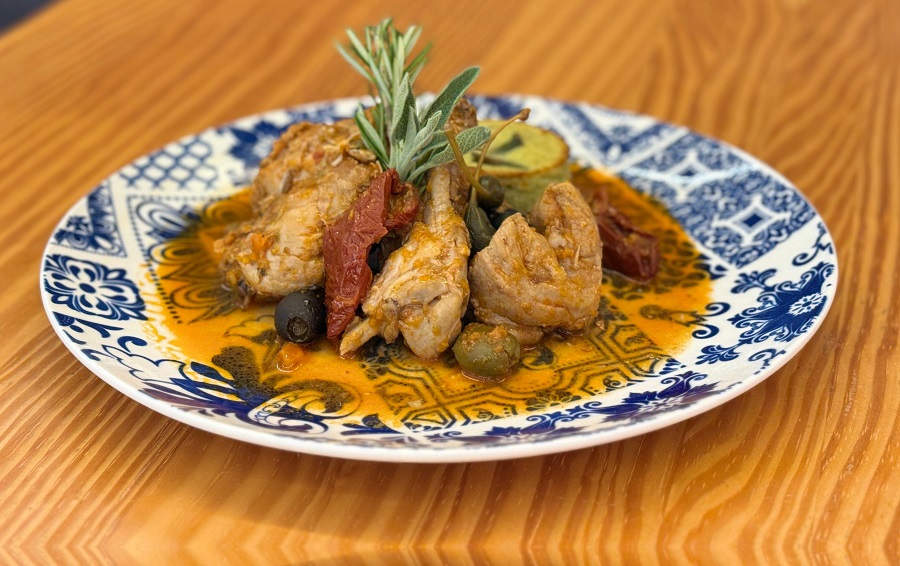 Spezzatino di coniglio alla cacciatora